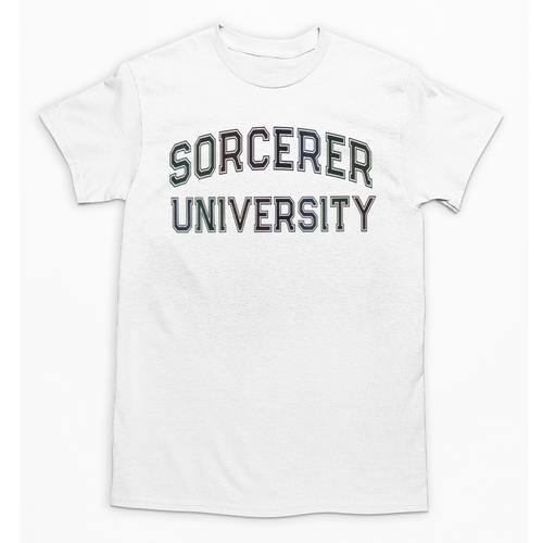 Silly Anti Social SORCERER UNIVERSITY Introvert Stay Away Unisex T-Shirt - Raresse