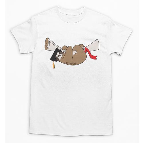 Sloth Graduation Shirt I Did It Diploma Grad Unisex T-Shirt - Best Gift Smart