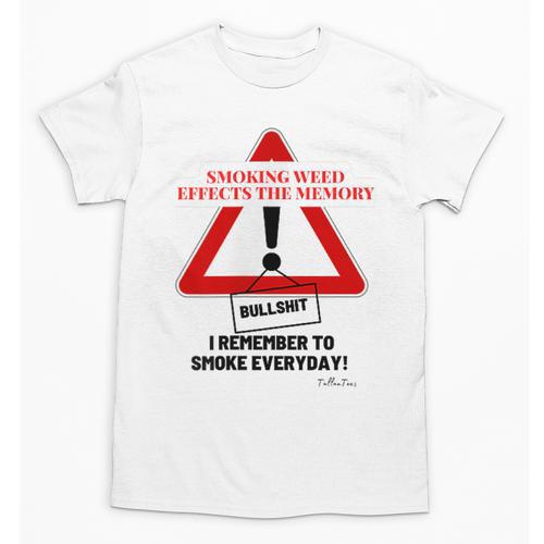 Smoking Weed Effects The Memory Unisex T-Shirt - Easessy