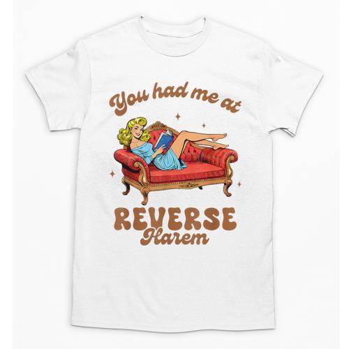 Smut Reader You Had Me At Reverse Harem Spicy Grey Book Unisex T-Shirt - Bookorys DE