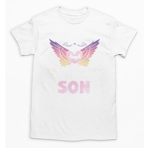 Son Angel In My Memory Cute Family Remembrance Match Unisex T-Shirt - Easessy