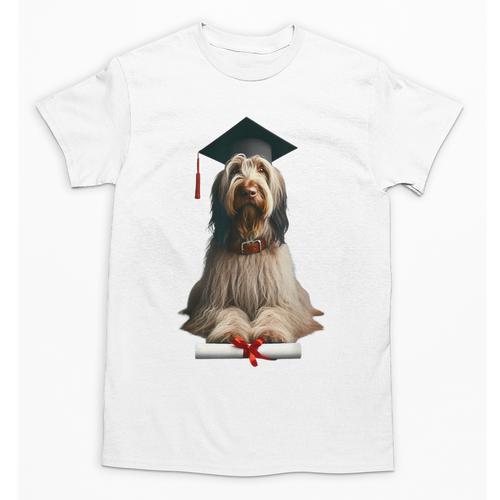 Spinone Italiano Dog Graduation Cap School Graduate Owner Men Women Kids Unisex T-Shirt - Best Gift Smart