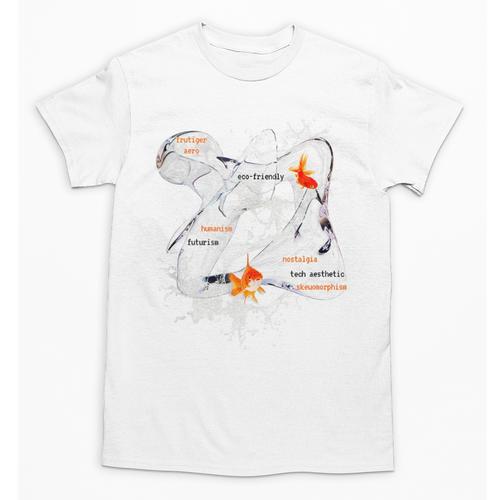 Splash Water Frutiger Aero Y2K Style Clownfish Unisex T-Shirt - Figerry