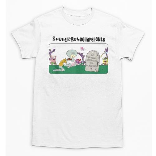SpongeBob SquarePants In Loving Memory Of Sleeping In Unisex T-Shirt - Easessy