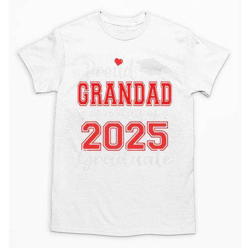 Super Proud Grandad Of 2025 Graduate Graduation Family Premium Unisex T-Shirt - Best Gift Smart