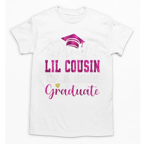 Super Proud Little Cousin Of 2025 Graduate Graduation Family Premium Tri-Blend Unisex T-Shirt - Best Gift Smart