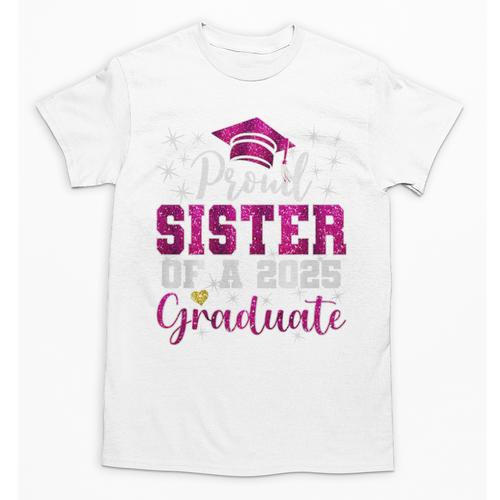 Super Proud Sister Of 2025 Graduate Senior Graduation Family Premium Tri-Blend Unisex T-Shirt - Best Gift Smart