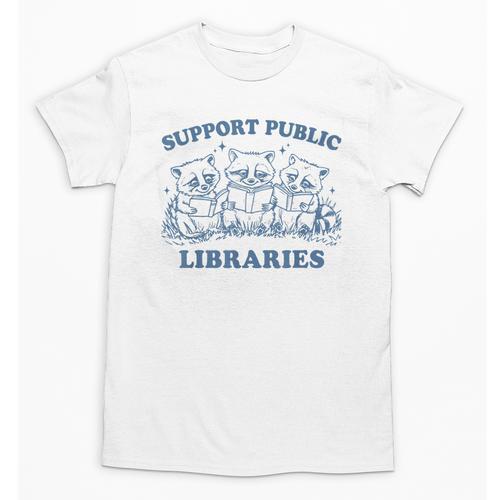 Support Your Local Library Read Banned Books Librarian Unisex T-Shirt - Bookorys DE