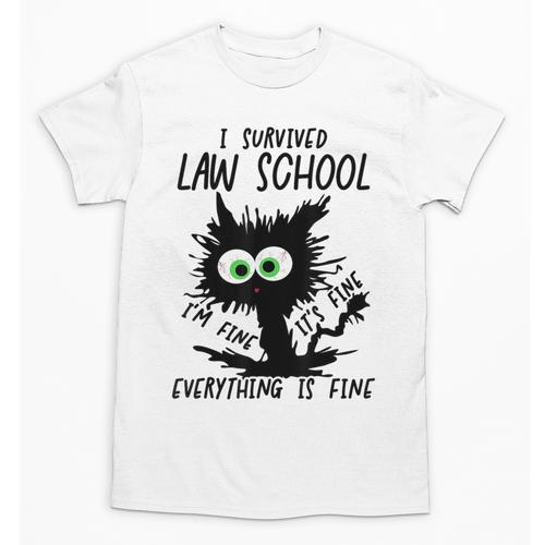 I Survived Law School Graduation 2025 2026 Unisex T-Shirt - Best Gift Smart