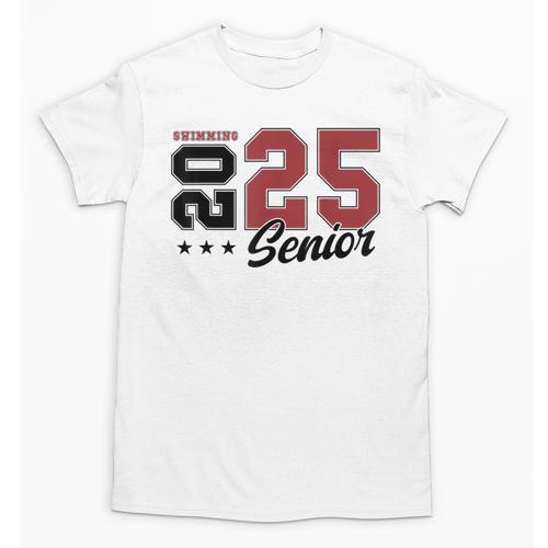 Swimming Senior Night Swimming Senior 2025 Graduation 59 Unisex T-Shirt - Best Gift Smart