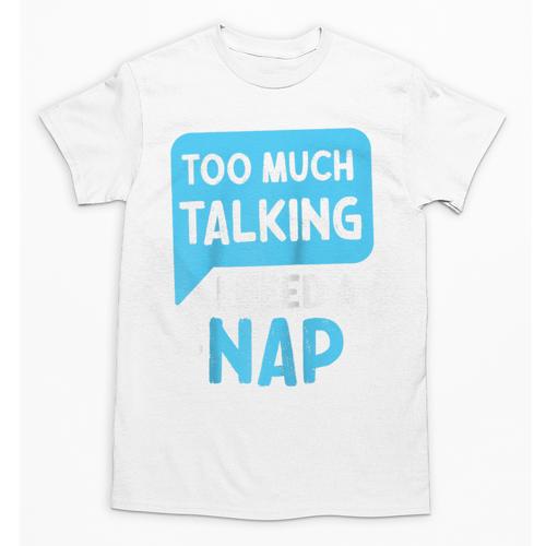 Too Much Talking I Need A Nap For Introverts Raglan Baseball Tee Unisex T-Shirt - Raresse