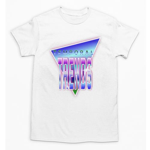 Temporal Trends Vaporwave Style Retro Nostalgia Look Premium Tri-Blend Unisex T-Shirt - Figerry