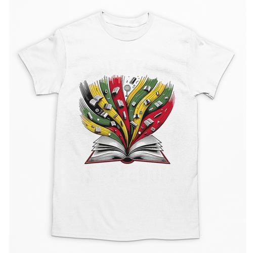 History Education Is Freedom Books Black History Premium Tri-Blend Unisex T-Shirt - Bookorys