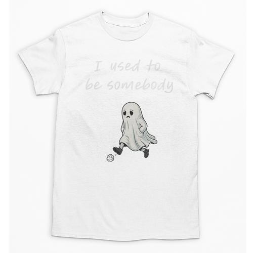 I Used To Be Somebody Nostalgia Halloween Spooky Season Premium Tri-Blend Unisex T-Shirt - Figerry