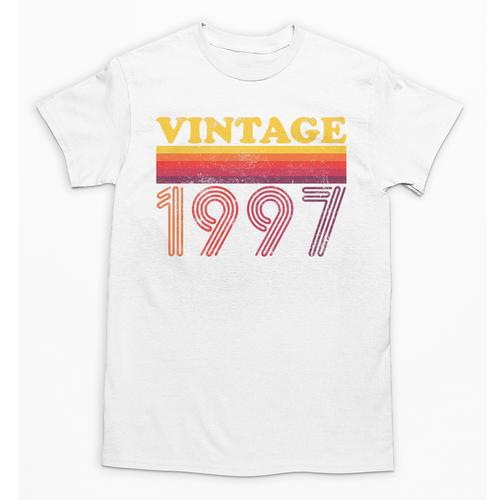 Vintage 1997 Retro Style 90's Born Nostalgia Vibes Birthday Premium Tri-Blend Unisex T-Shirt - Figerry