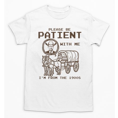 Vintage Biden Please Be Patient With Me I'm From The 1900s Unisex T-Shirt - Figerry