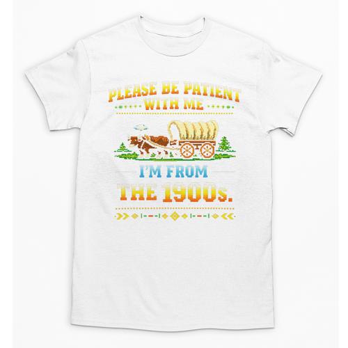 Vintage Please Be Patient With Me I'm From The 1900s Premium Tri-Blend Unisex T-Shirt - Figerry