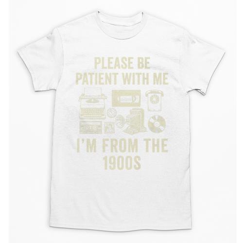 Vintage Please Be Patient With Me I'm From The 1900s Premium Unisex T-Shirt - Figerry