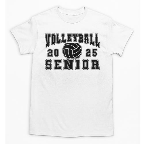 Volleyball Senior Night Volleyball Senior 2025 Graduation 28 Unisex T-Shirt - Best Gift Smart