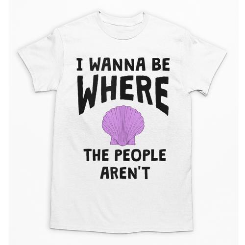I Wanna Be Where The People Aren't Introvert Unisex T-Shirt - Raresse