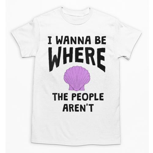I Wanna Be Where The People Aren't Introvert Unisex T-Shirt - Raresse