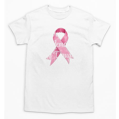 I Wear Pink In Memory Of My Daughter Breast Cancer Awareness Unisex T-Shirt - Easessy