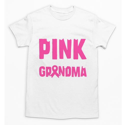 I Wear Pink In Memory Of My Grandma Breast Cancer Awareness Unisex T-Shirt - Easessy