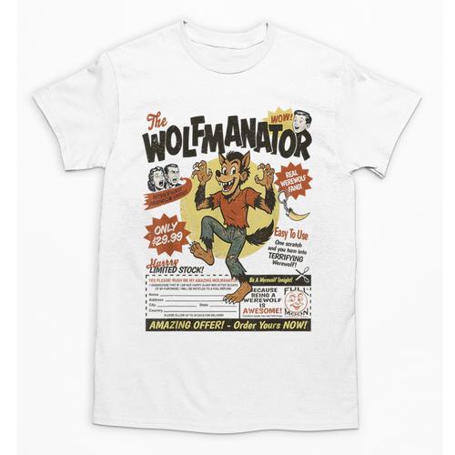 Werewolf Wolfmanator Nostalgia Vintage Halloween Unisex T-Shirt - Figerry