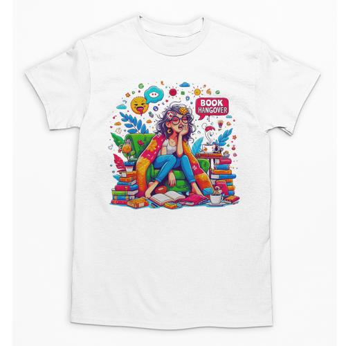 Woman Book Lover Book Hangover Woman Premium Tri-Blend Unisex T-Shirt - Bookorys