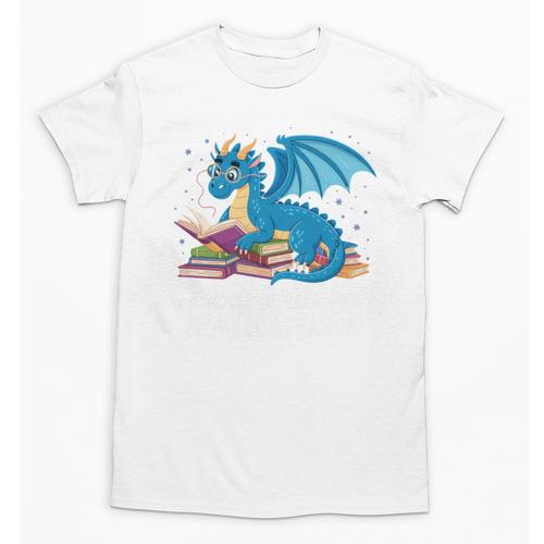 In A World Full Of Bookworms Be A Book Dragon Unisex T-Shirt - Bookorys CA