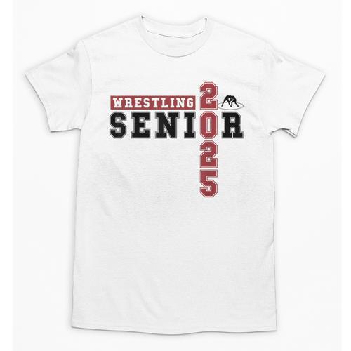 Wrestling Senior Night Wrestling Senior 2025 Graduation 70 Unisex T-Shirt - Best Gift Smart
