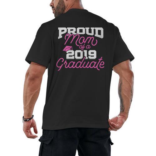 2019 Mom Graduation Men's Back Print T-Shirt - Best Gift Smart