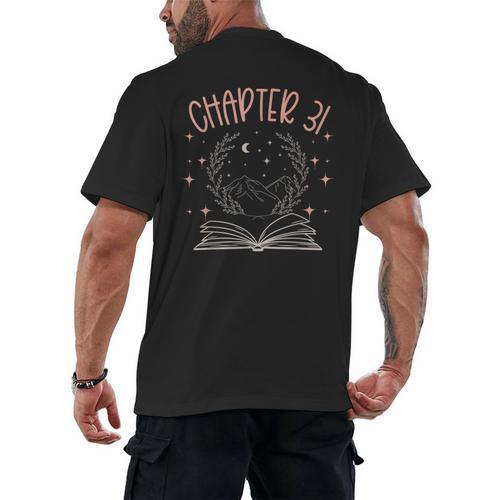 31st Birthday Women Book Lovers Chapter 31 Its My Birthday Men's Back Print T-Shirt - Bookorys CA