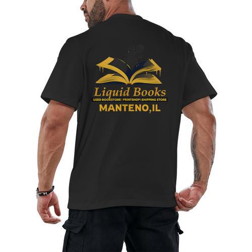 Academy Of Bookcraft Cute Wizard Cat Magic Books Men's Back Print T-Shirt - Bookorys