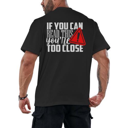 Antisocial Keep Away Sarcastic Bad Attitude Introvert Men's Back Print T-Shirt - Raresse