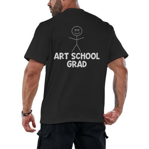 Artist Shirt Art School Grad Graduation Shirt Men's Back Print T-Shirt - Best Gift Smart