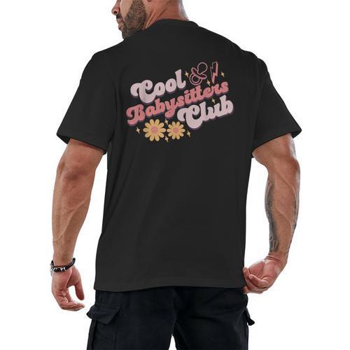 Babysitters Club Book Daycare Provider Friends Childcare Day Men's Back Print T-Shirt - Bookorys DE