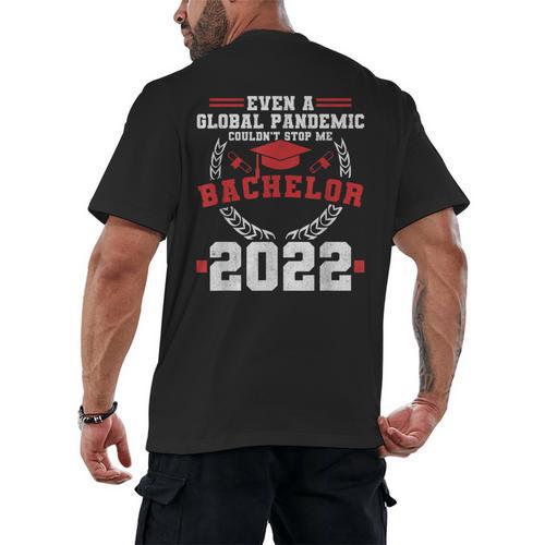 Bachelors Graduation 2022 Degree Bachelor Graduate Men's Back Print T-Shirt - Best Gift Smart