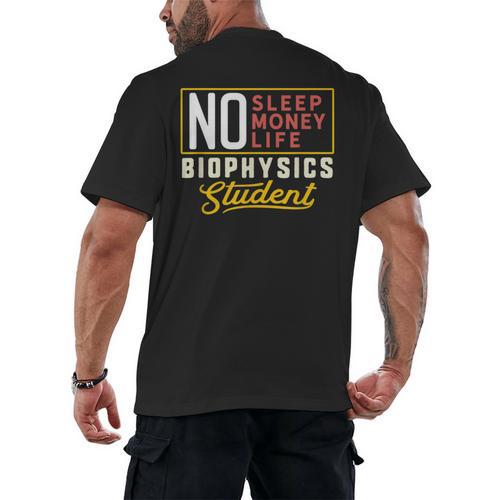 Biophysics Major Student Shirt Graduation College Men's Back Print T-Shirt - Best Gift Smart