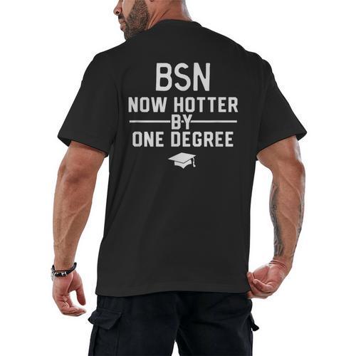 BSN Nurse Graduation Shirt BSN Degree Men's Back Print T-Shirt - Best Gift Smart