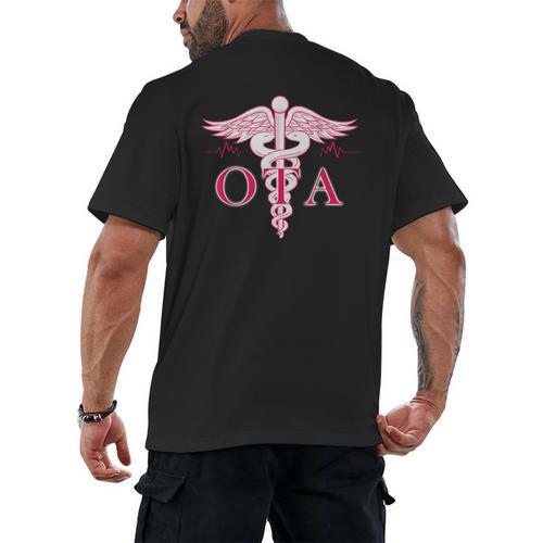 Caduceus Shirt Occupational Therapist Assistant Graduation Men's Back Print T-Shirt - Best Gift Smart