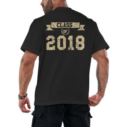 Class Of 2018 T-Shirt For 2018 Graduation Seniors Men's Back Print T-Shirt - Best Gift Smart