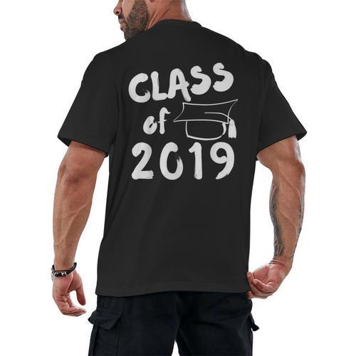 Class Of 2019 Graduation Shirt Men's Back Print T-Shirt - Best Gift Smart