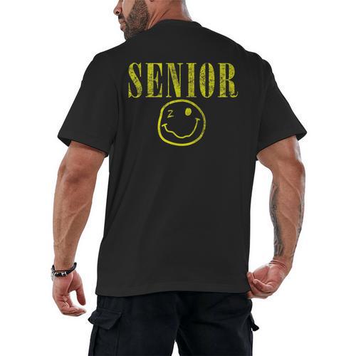 Class Of 2020 Senior 90s Grunge Graduation Men's Back Print T-Shirt - Best Gift Smart