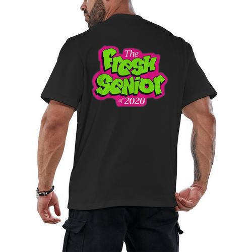Class Of 2020 Senior 90s TV Style Graduation Men's Back Print T-Shirt - Best Gift Smart