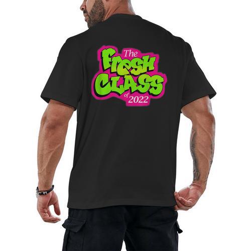 Class Of 2022 Future Fresh Senior 90's TV Style Graduation Men's Back Print T-Shirt - Best Gift Smart