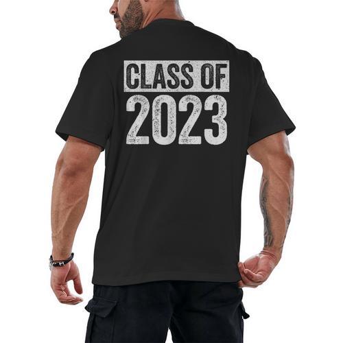 Class Of 2023 Shirt Senior 2023 Graduation Men's Back Print T-Shirt - Best Gift Smart