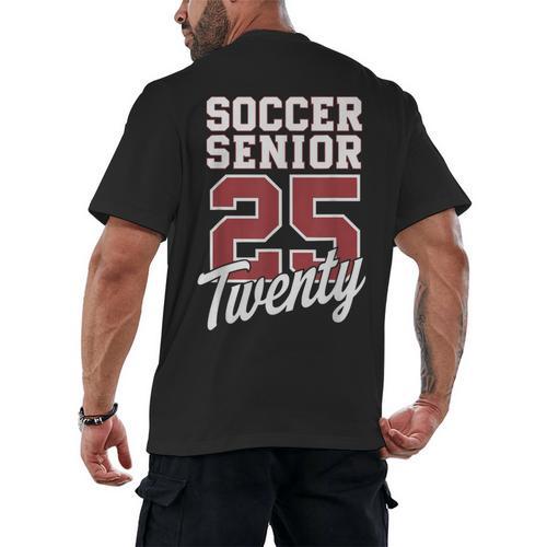 Class Of 2025 Senior 2025 Graduation 2025 Soccer Men's Back Print T-Shirt - Best Gift Smart