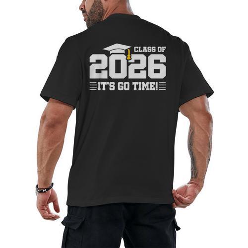 Class Of 2026 2026 School Year Class Of 2026 Graduation Men's Back Print T-Shirt - Best Gift Smart