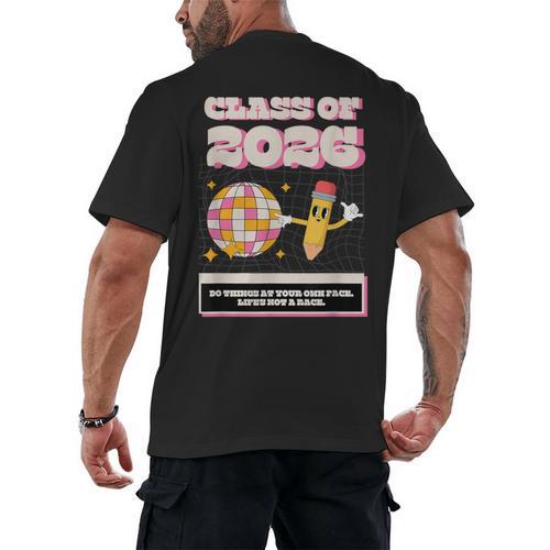 Class Of 2026 Students Graduate 2026 Graduation Men's Back Print T-Shirt - Best Gift Smart